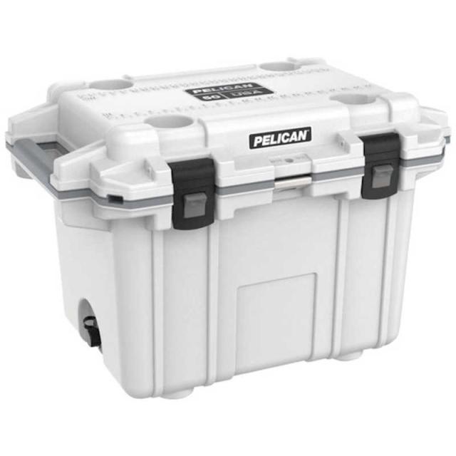 ペリカン　PELICAN 50QT エリートクーラー ホワイトXグレー　50Q-1-WHTGRY