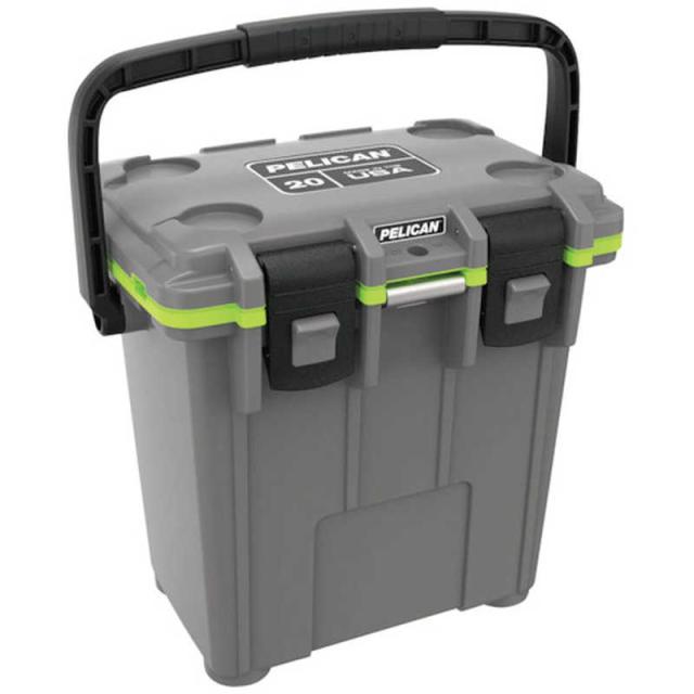 ペリカン　PELICAN 20QT エリートクーラー ダークグレーXグリーン　20Q-1-DKGRYEGRN