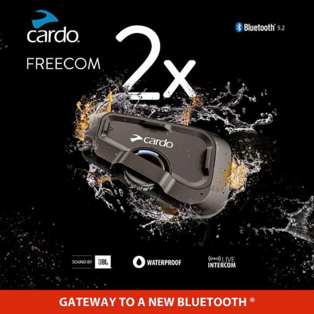 CARDO　バイク用 インカム FREECOM 2X DUO (フリーコム ツーエックス デュオ) 本体2個セット オートバイ用 ブラック　FRC2X103_15