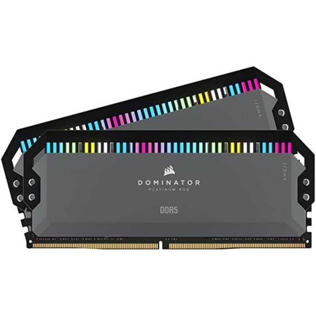 コルセア　CORSAIR　増設用メモリ DOMINATOR PLATINUM RGB[DIMM DDR5 /32GB /2枚]　CMT64GX5M2B5600Z40Kの通販は