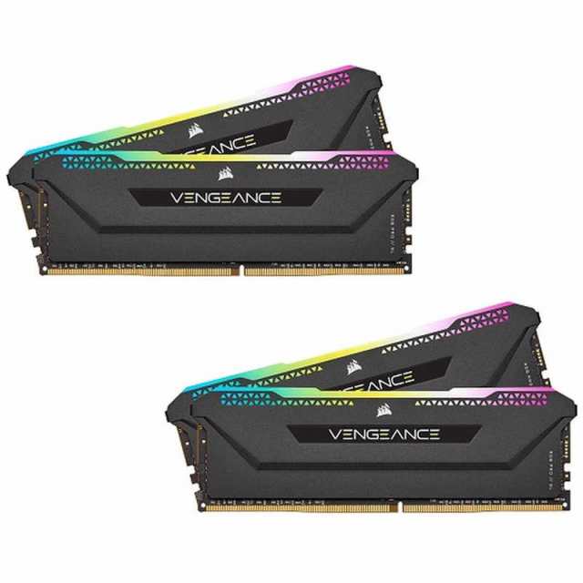 コルセア　CORSAIR　増設用メモリ VENGEANCE RGB PRO SL ブラック[DIMM DDR4 /32GB /4枚]　CMH128GX4M4E3200C16