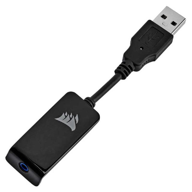 コルセア　CORSAIR　ゲーミング ヘッドセット φ3.5mmミニプラグ＋USB 両耳 ヘッドバンドタイプ　CA-9011271-AP
