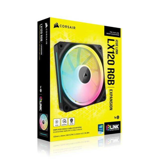 コルセア　CORSAIR　iCUE LINK LX120 RGB Single Fan Expansion　CO-9051025-WWの通販は 5,599円