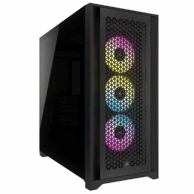 コルセア　CORSAIR　PCケース［ATX /Micro ATX /Extended ATX /Mini-ITX］5000D RGB AIRFLOW BLACK ブラック　CC-9011242-WW