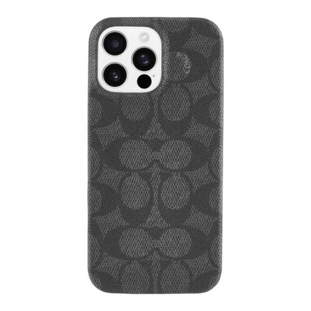 COACH　iPhone 16 Pro Max Coach Slim Wrap Case - Signature Charcoal　CH054100の通販は 8,250円