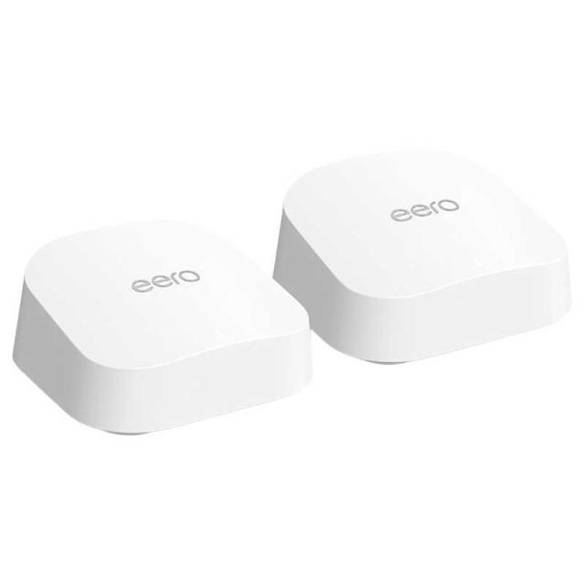 Amazon　eero 7 - メッシュwifiルーター、Wi-Fi 7対応、BE5000、2.5Gbpsイーサネット×2、2ユニット ホワイト　B0DN2QF9G8
