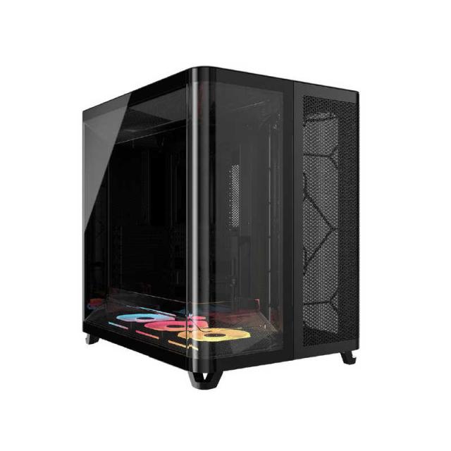 コルセア　CORSAIR　AIR 5400 LX-R iCUE LINK Tempered Glass Mid-Tower Black　CC-9011320-WW