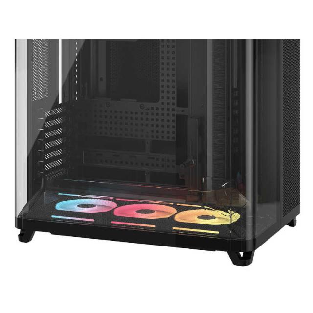 コルセア　PCケース＋ファン７個　AIR5400 CC-9011320-WW コルセア CORSAIR AIR 5400 LX-R iCUE LINK Tempered Glass Mid-Tower
