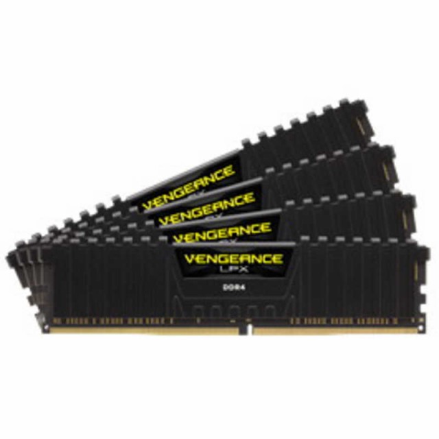 コルセア　CORSAIR　増設用メモリ デスクトップ用 Black[DIMM DDR4 /16GB /4枚]　CMK64GX4M4A2400C14