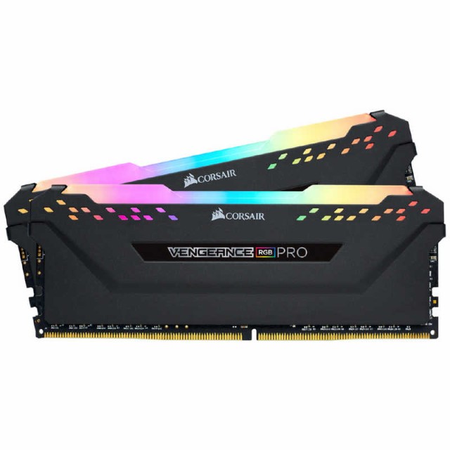 コルセア　CORSAIR　増設用メモリ VENGEANCE RGB PRO[DIMM DDR4 /16GB /2枚]　CMW32GX4M2A2666C16