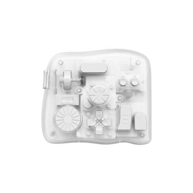 TOURBOX　クリエイター向けBluetoothコントローラー iPad対応 TourBox Elite Plus(ツアーボックス エリートプラス) フロストホワイト　TBEP-FW