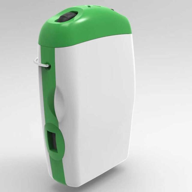 スリーエムメガネ本舗　スリーエム みみサポケット グリーン 電池式ポケット型集音器 (片耳)_3