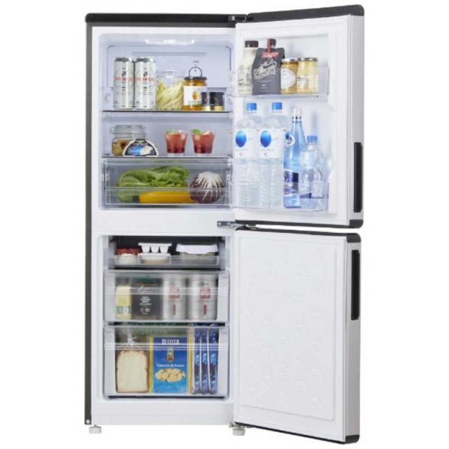 新生活 家電セット 2点 ステンレスブラック アーバンカフェ 冷蔵庫148L