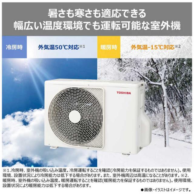 （標準取付工事費込）東芝　TOSHIBA　エアコン 大清快 U-Xシリーズ おもに6畳用 ホワイト　RAS-U221X-W_11