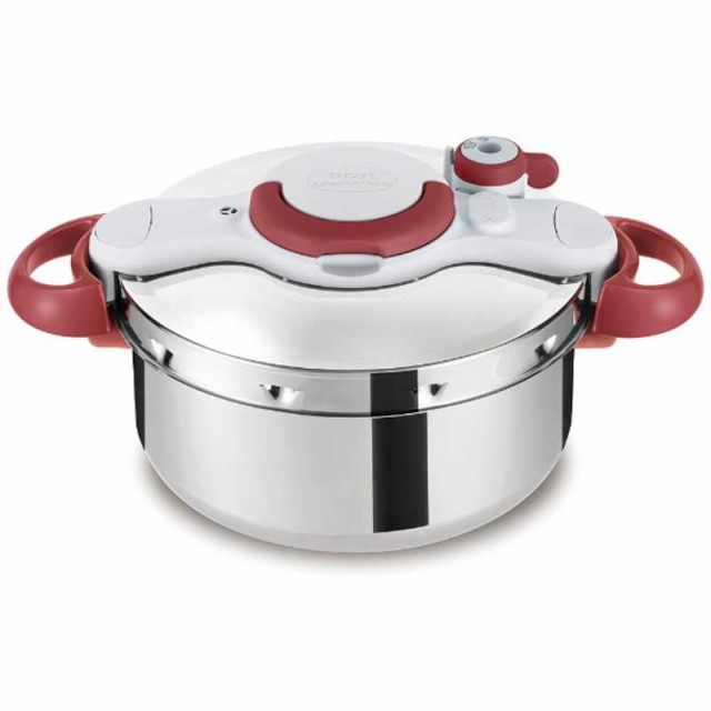 T-fal　≪IH対応≫ 圧力鍋 ｢クリプソ ミニット イージー｣(4.5L)　P4620669 レッド