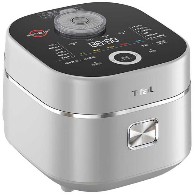 T-fal　炊飯器 5.5合 ザ・ライス 遠赤外線3DIH シルバー　RK890EJP