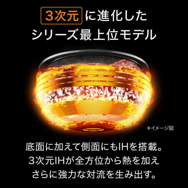 T-fal 炊飯器 5.5合 ザ・ライス 遠赤外線3DIH シルバー RK890EJP