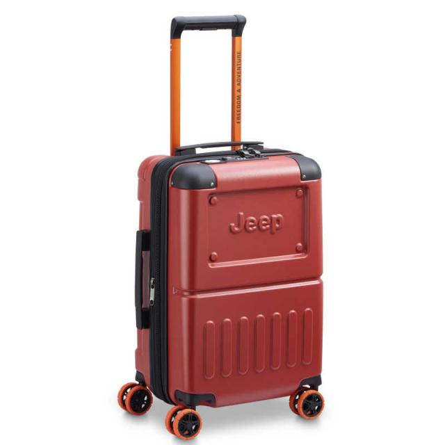 ジープ　Jeep サミット スーツケース Sサイズ サイドハンドル付 宿泊目安 : 2泊〜3泊 [TSAロック搭載 / 35L] レッド　J0274280104