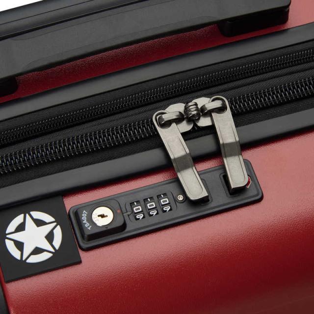 ジープ　Jeep サミット スーツケース Sサイズ サイドハンドル付 宿泊目安 : 2泊〜3泊 [TSAロック搭載 / 35L] レッド　J0274280104_8