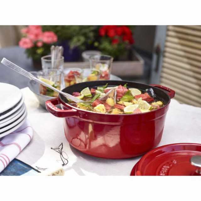 staub ストウブ ピコ ココット 丸 30cm さり気 IH対応 チェリー 売買されたオークション情報 落札价格 【au  payマーケット】の商品情報をアーカイブ公開