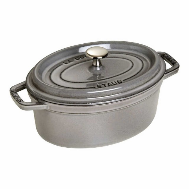 STAUB 《IH対応》ホーロー鍋 ｢ピコココットオーバル｣(2.3L) 40500-236