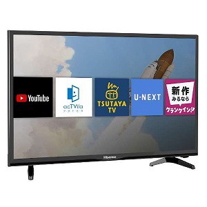 ハイセンス ３２ｖ型ハイビジョン液晶テレビ ｙｏｕｔｕｂｅ対応 ビックカメラグループオリジナル ３２ｂｋ１の通販はau Pay マーケット コジマ Au Pay マーケット店