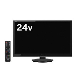 シャープ ｓｈａｒｐ ２４ｖ型ハイビジョン液晶テレビ ａｑｕｏｓアクオス ２ｔ ｃ２４ａｄｂ ブラックの通販はau Pay マーケット コジマ Au Pay マーケット店