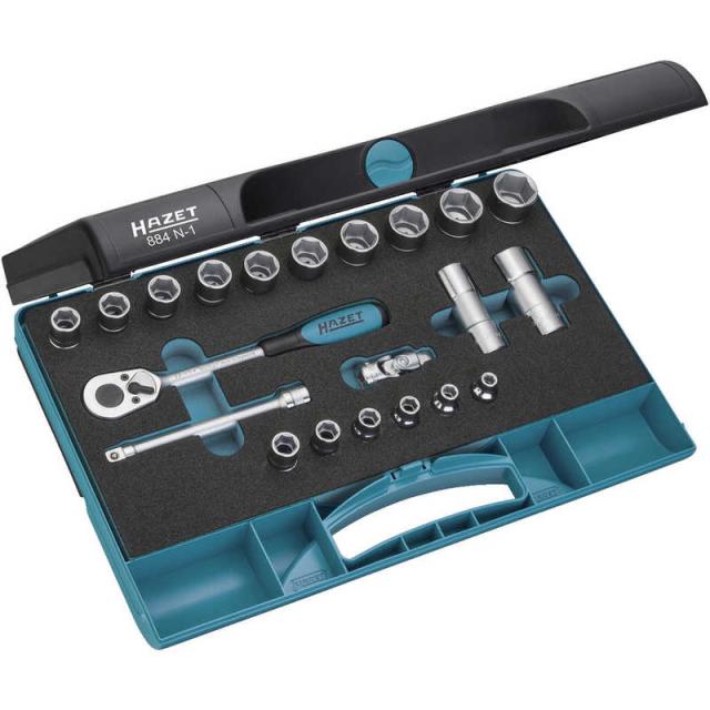 HAZET社　ソケットレンチセット(6角タイプ･差込角9.5mm)　880N1