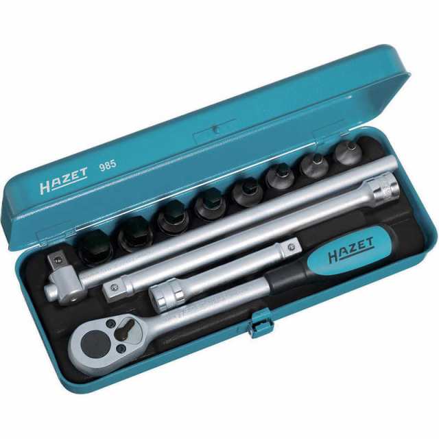 HAZET社　ヘキサゴンソケットレンチセット(差込角12.7mm)　985の通販は