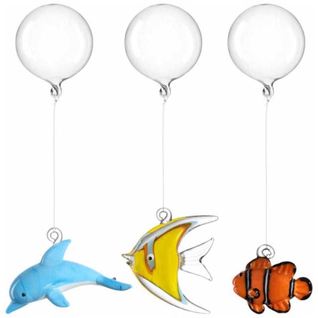 LEONARDO　アクアリウム 水槽用アクセサリー ドルフィンフィッシュクラウンフィッシュ 3Pアソート MARE　059068