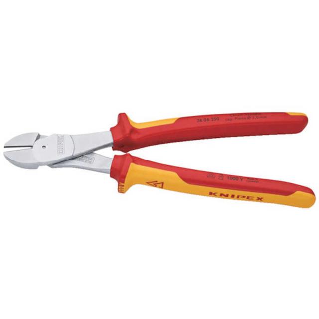 KNIPEX社 絶縁1000V強力型ニッパー 250mm 7406250の通販は KNIPEX社 絶縁1000V強力型ニッパー 250mm 7406250の通販は