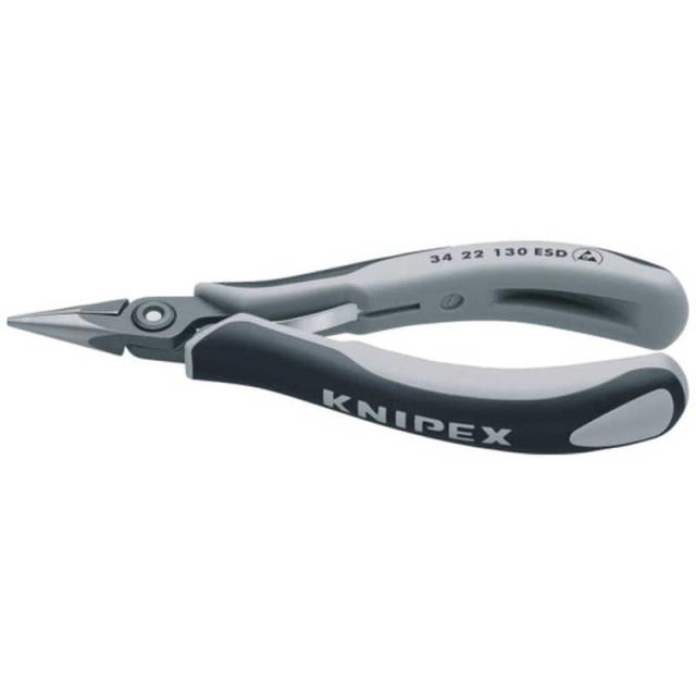 KNIPEX社　ESD精密用プライヤｰ 半丸 135mm《※画像はイメージです。実際の商品とは異なります》　3422130ESD