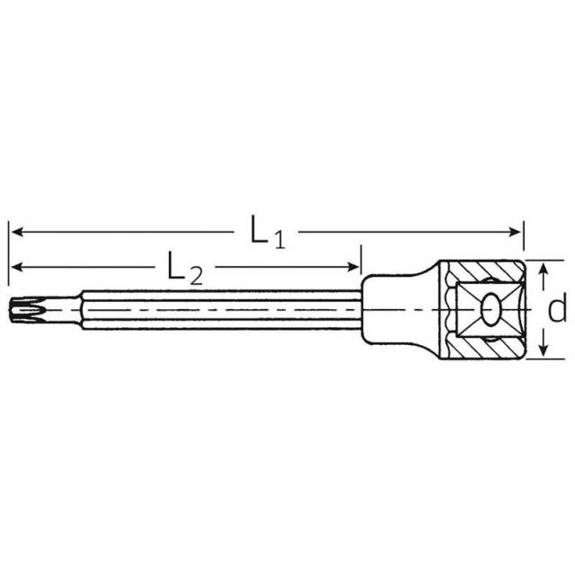STAHLWILLE　1/2SQ ヘクスローブソケット T70　1054TX-T70_1