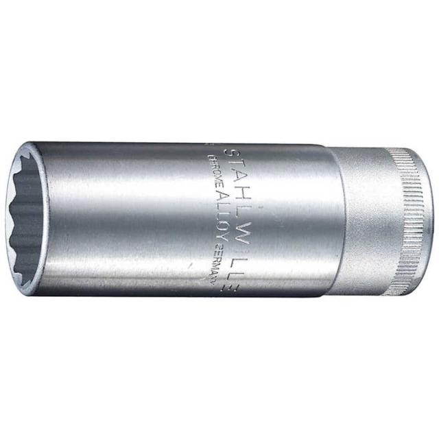 STAHLWILLE　1/2SQ インチサイズ ディープソケット 12角形状 9/16　51A-9/16