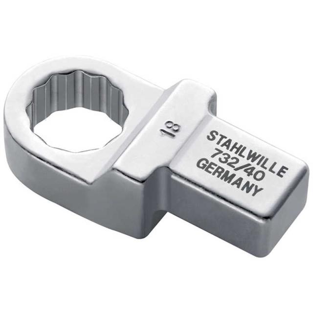 STAHLWILLE　ジョイントサイズ14×18mm トルクレンチ用差替メガネヘッド 24mm　732/40-24