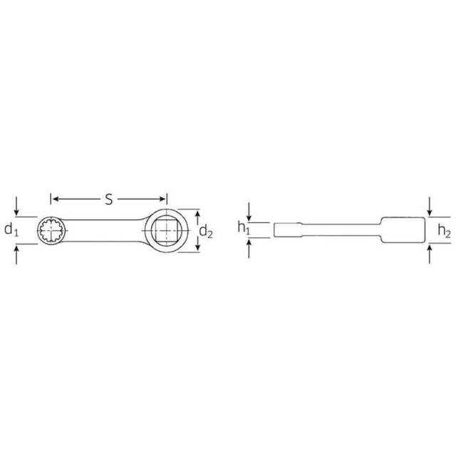STAHLWILLE　3/8SQ トルクレンチ用アダプター 7mm　447ASP-7_1