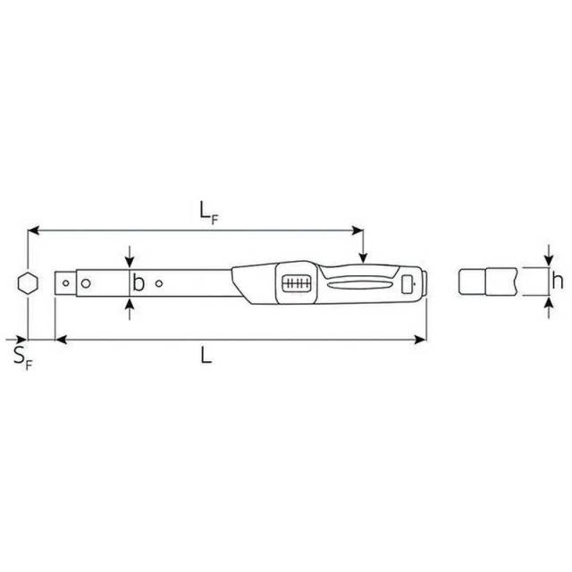 STAHLWILLE　トルクレンチ トルク範囲10-50Nm　730N/5