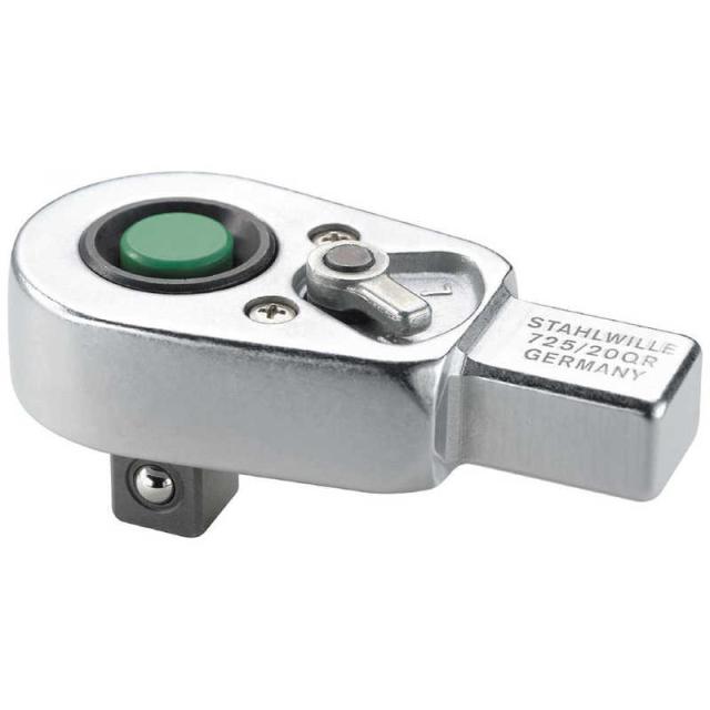 STAHLWILLE　ジョイントサイズ14×18mm トルクレンチ差替ラチェットヘッド 1/2SQ　725QR/20
