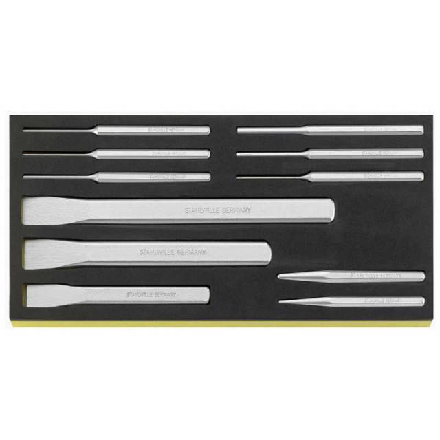 STAHLWILLE　TCS(ツールコントロールシステム)用 11本組 ポンチタガネセット　TCS 102-108/11