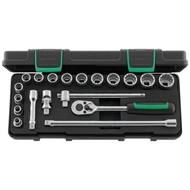STAHLWILLE　19点組 3/8SQ ソケットレンチセット　45/14/5IKN