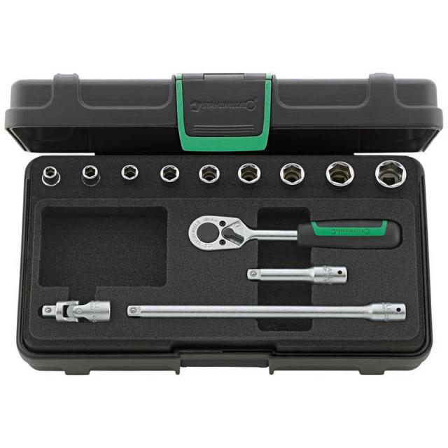 STAHLWILLE　13点組 1/4SQ インチサイズ ソケットレンチセット　40A/9/4KN