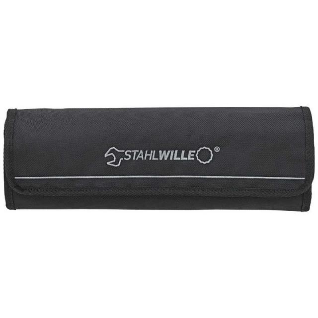 STAHLWILLE　15点組 フラット ラチェットコンビネーションレンチセット ロールアップケース付　17F/15_1