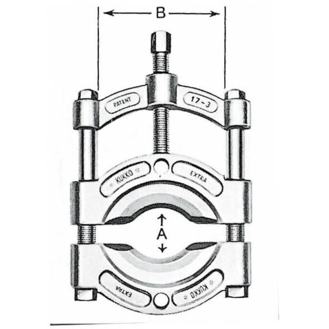 KUKKO　セパレータープーラーセット 115mm　17-B_3