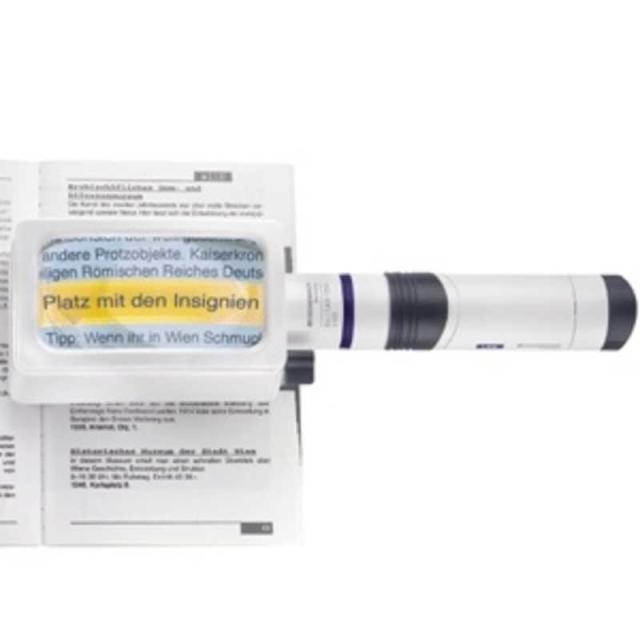 エッシェンバッハ　置型LEDライトルーペ角型3倍(ディオプター:7.6)/100×50mm　158064の通販は