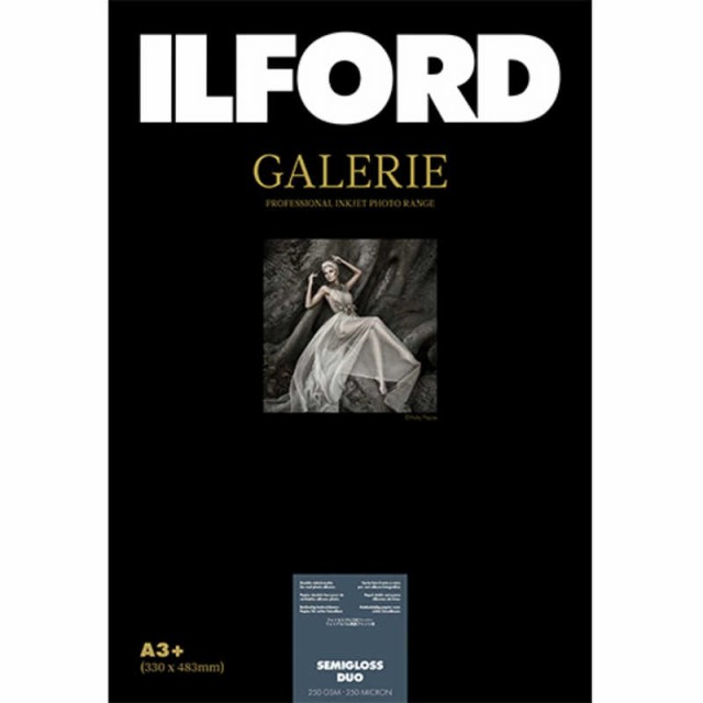 イルフォード　イルフォードギャラリーセミグロスデュオ250g/m2(A3ノビ･25枚)ILFORD GALERIE Semigloss Duo　422140