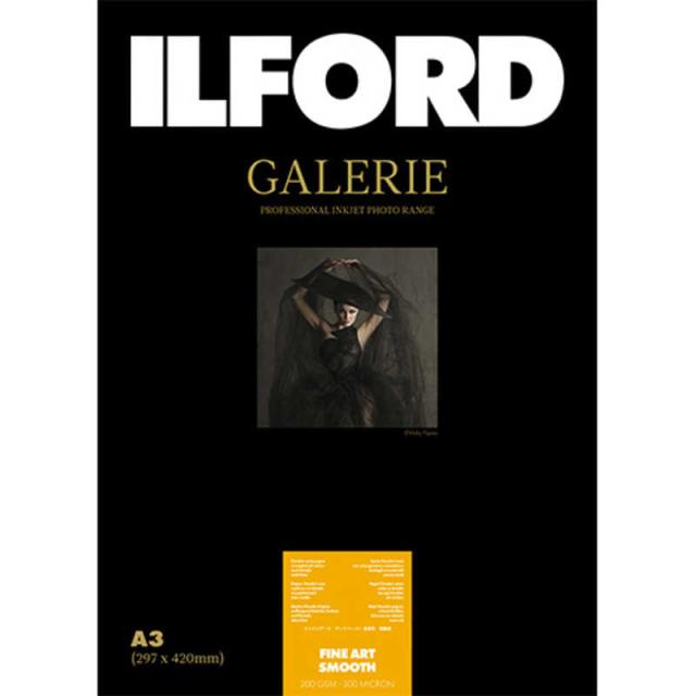 イルフォード イルフォードギャラリーファインアートスムース 200g/m2(A3ノビ・25枚)ILFORD GALERIE Fine Art Smooth 422160の通販は