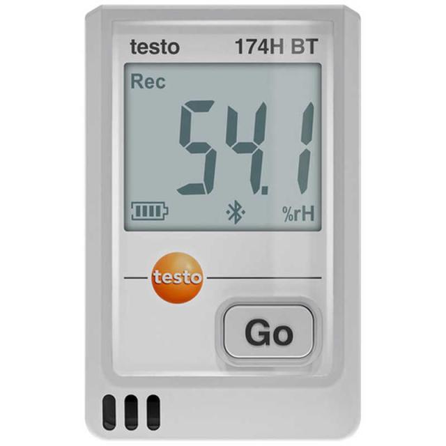 テストー　温湿度データロガー(Bluetooth) testo 174H BT 白　572174301
