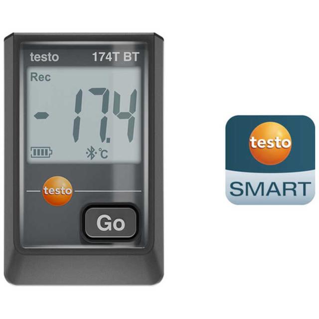 テストー　温度データロガー(Bluetooth) testo 174T BT 黒　572174202