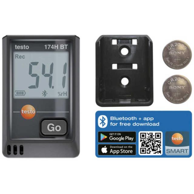 テストー　温湿度データロガー(Bluetooth) testo 174H BT 黒　572174302_5