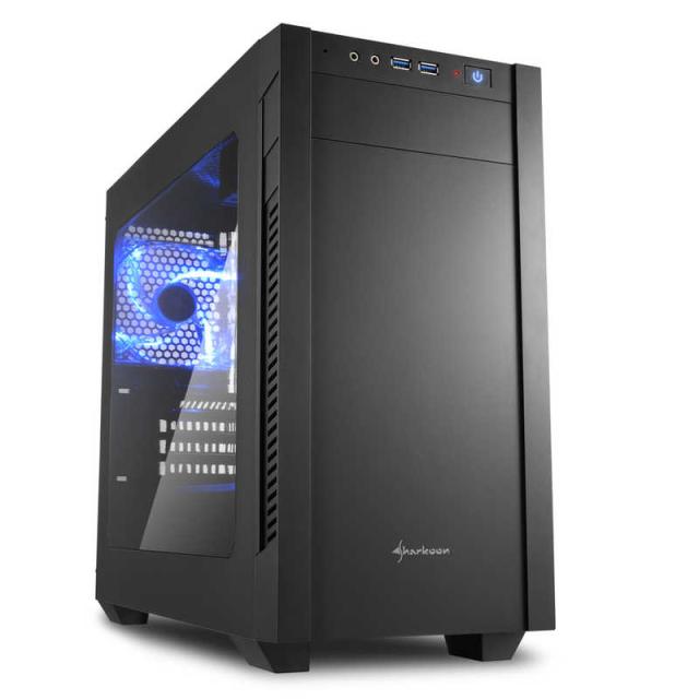 中古】Sharkoon PCケース 光学ドライブ付き